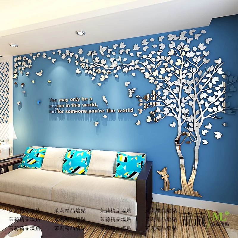 Cây nghệ thuật 3D - trang trí phòng khách - Ảnh 5