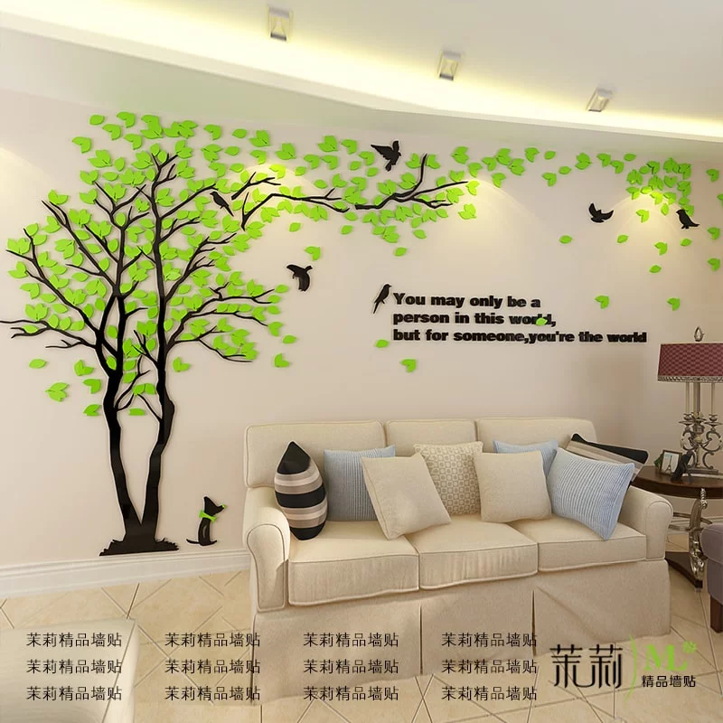 cay-nghe-thuat-3D-trang-tri-phong-khach-tim-trai